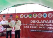 Deklarasi Hidayat-Bartho di Parigi Moutong Patuhi Prokes