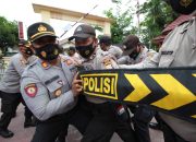 Polres Palu Siagakan Ratusan Personil Jelang Aksi Mogok Kerja Buruh
