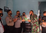HUT TNI ke 75, Tiga Matra TNI Dandim Dapat Surprise dari Kapolres Palu