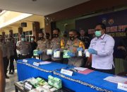 Polda Sulteng Tangkap Dua Warga Sumut Bawa 7,3 Kg Sabu di Pos Covid,19, Satu Meninggal