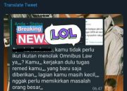 Ramai Chat Guru PPKn Tegur Muridnya yang Bicara Soal Omnibus Law
