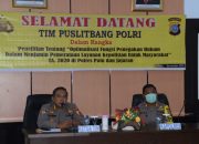 Tim Puslitbang Polri FGD Optimalisasi Fungsi Gakkum dan Pemerataan Yanma di Polres Palu