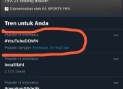 Youtube Down, Pengguna Keluhkan Tak Bisa Putar Video