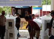 Polisi Kawal Distribusi Surat Suara di Palu Utara dan Tawaeli