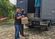 Tokoh Pemuda Sulteng Serahkan Bantuan Ke Polda Sulbar Untuk Korban Bencana Mamuju-Majene