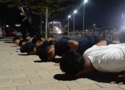 Tidak Pakai Masker dan Helm, Push Up Deh…