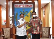 Jabat Kajati Sulteng, Jacob H.P Temui Gubernur Sulteng