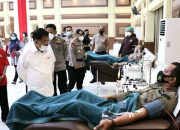 JK : Polri Salah Satu Institusi Penyumbang Darah Terbesar di PMI