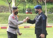 Kapolda Gorontalo Sambut Kepulangan Personel Setelah Pengamanan Pilkada Sulsel