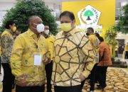 Bertemu Airlangga Hartarto, Rusli Habibie Sempatkan Bahas Dana PEN untuk Gorontalo