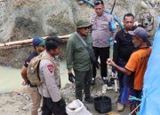 Aparat Gabungan Gerebek Penambangan Emas Liar di Dataran Bulan Tojo Unana