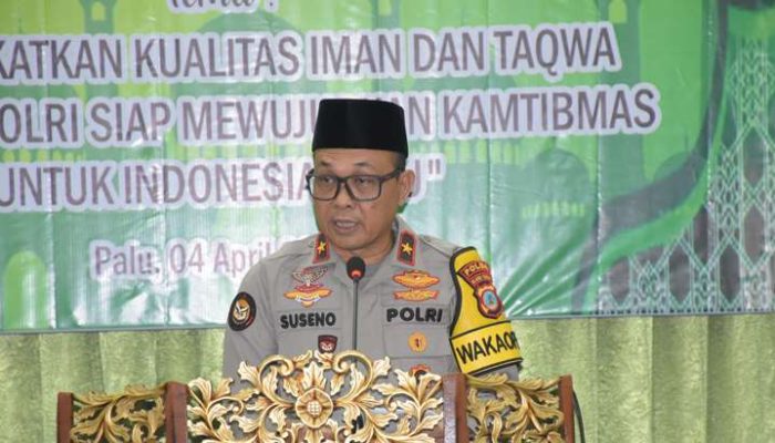 Nuzulul Quran 1445 H,  Ini Pesan Kapolda Sulteng Kepada Jajaran