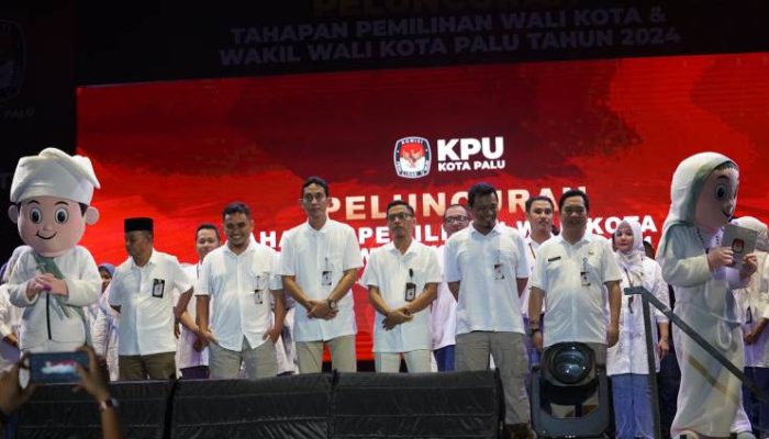 KPU Palu Launching Pilwakot Palu, Berikut Tahapannya