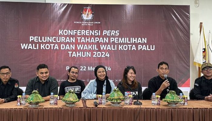 KPU Palu Launching Pilkada Bareng Band Kotak