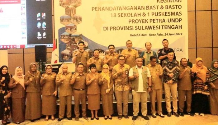 BNPB Serahkan Infrstruktur Proyek Petra-UNDP ke Daerah Terdampak Bencana 2018 di Sulteng