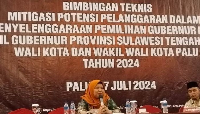 KPU Sulteng Ingatkan Mitigasi Sengketa Dengan Bertindak Profesional