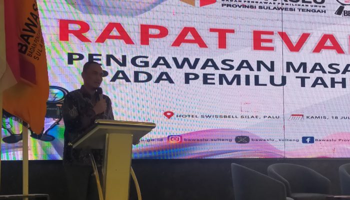 Bawaslu Sulteng Evaluasi Pengawasan Masa Tenang Pemilu 2024