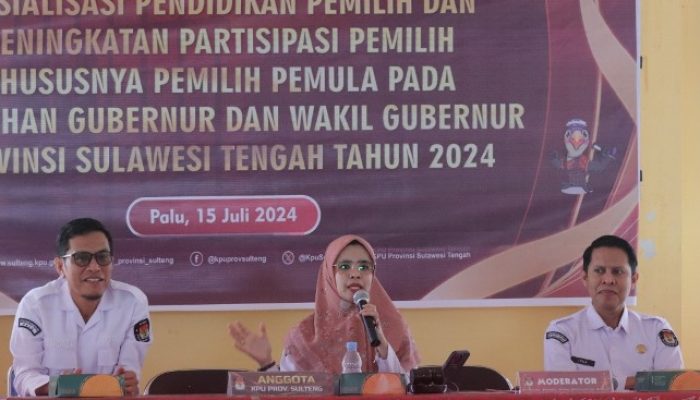 KPU Palu Mulai Masifkan Sosialisasi ke Pemilih Pemula