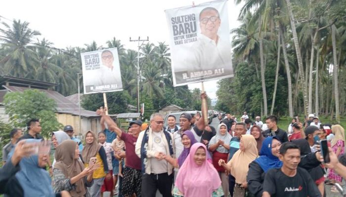 Ahmad Ali-Abdul Karim Aljufri Lanjutkan Safari Politik ke Banggai