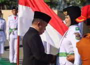 Paskibraka Palu 2024 dikukuhkan. Putri Banyak Yang Mengenakan Hijab