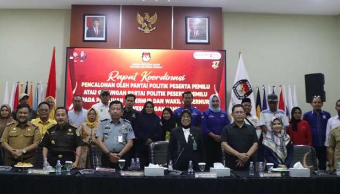 KPU Sulteng Gelar Rakor Pencalonan Kepala Daerah. Hadirkan 7 Pemateri