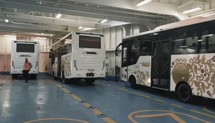 26 Unit Bus BRT Telah dikirim ke Kota Palu