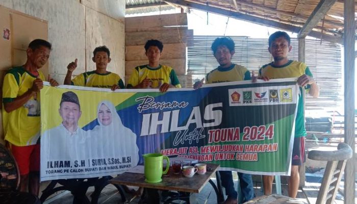 Relawan IHLAS di Pilkada Touna Dukung Ahmad Ali Maju Pilgub Sulteng