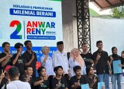 Anwar Hafid dan Reny Lamadjido Kukuhkan Tim Milenial BERANI. Penegasan Dukungan Milenial