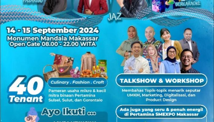 Untuk Pertama Kali SMEXPO Pertamina digelar di Makassar