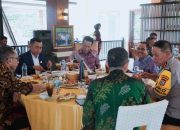 Henri Kusuma Muhidin Awali Tugas Kedewanan Dengan Makan Siang Bersama MenkumHAM RI