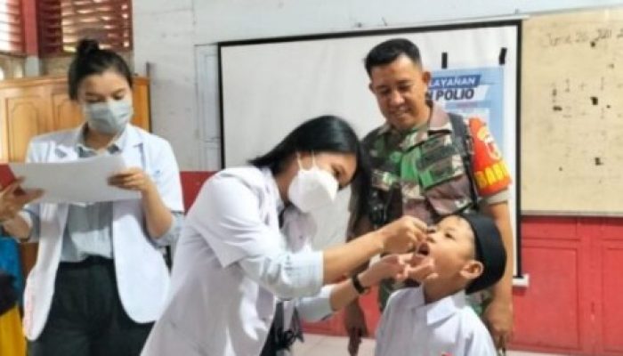 Ribuan Anak di Donggala Telah Vaksin Polio, Dosis 2 dinilai Sukses