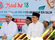 Anwar Hafid – Reny Lamadjido Hadiri Haul ke-18 Habib Abubakar bin Abdullah di Parimo