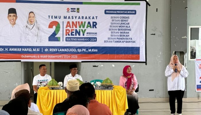 Usung Program Pro-Rakyat, Ratusan Warga Huntap Beri Dukungan ke Anwar-Reny