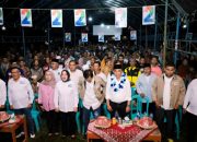 Ribuan Warga Tinombala Hadiri Kampanye Anwar-Reny di Lapangan Berlumpur