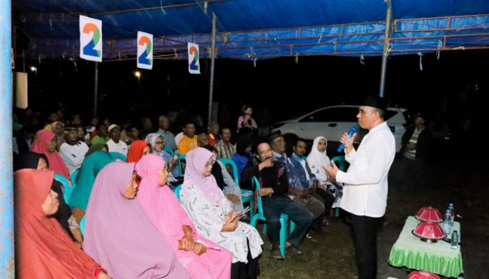 Anwar Hafid Paparkan Program Pro-Rakyat di Wombo Panau Donggala