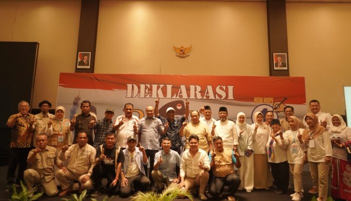 Relawan Prabowo Deklarasi Dukungan ke Ahmad Ali -Abdul Karim Aljufri