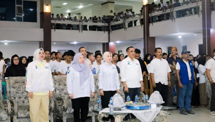 Ribuan Pemuda Babasalan Deklarasi Dukung Anwar Hafid dan dr Reny Lamadjido