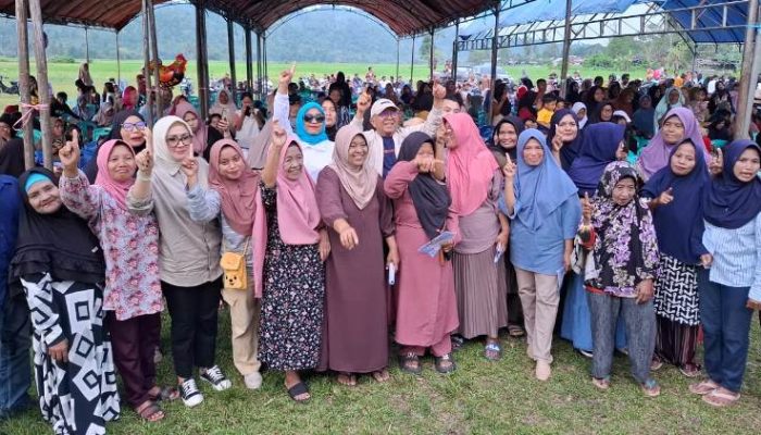 Meski Hanya dihadiri Jurkam, Warga Desa Bantayan Banggai Tetap Antusias Hadiri Kampanye Ahmad Ali – Abdul Karim Aljufri