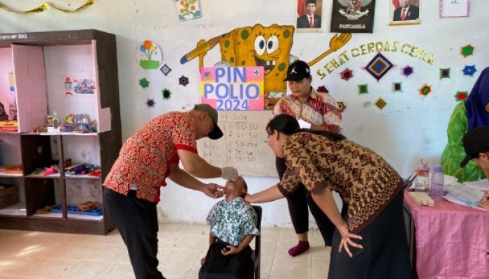 Jemput Bola, Imunisasi Polio di Lalundu Donggala Capai 94.1 Persen