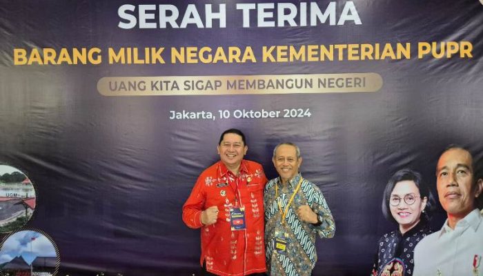 Pjs Wali Kota Palu Hadiri Penyerahan 26 BMN di Kementerian PUPR