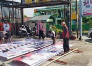 PPK dan PPS Mulai Pasang APK Paslon Wali Kota dan Wakil Wali Kota Palu