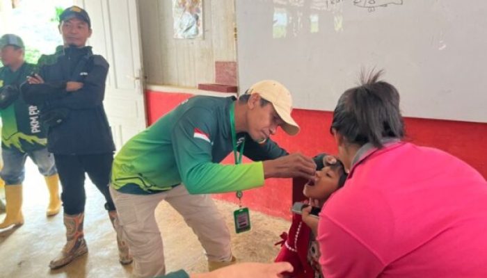 Lampaui Target, Imunisasi Polio di Pinembani Donggala Tembus 103.9 Persen