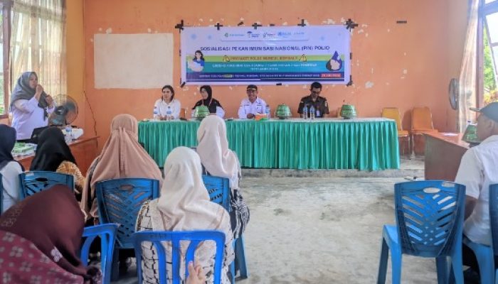 Puskesmas Sabang Gelar Sosialisasi Pentingnya PIN Polio Bagi Anak