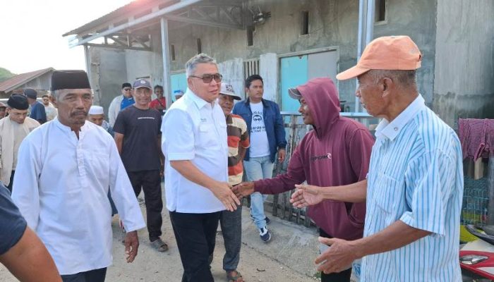 Kampanye di Desa Bajo, Ahmad Ali Akui Ingin Sejahterakan Nelayan Lewat Industri Perikanan