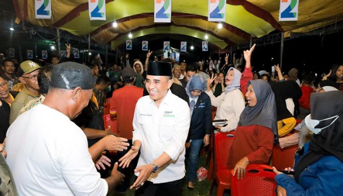 Kampanye di Moutong Utara, Anwar Hafid : Saya Berani Ambil Keputusan untuk Rakyat