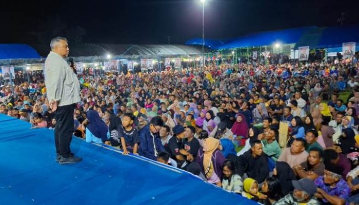 Kampanye Terbatas BERAMAL di Simpang Raya Justru dihadiri Ribuan Warga