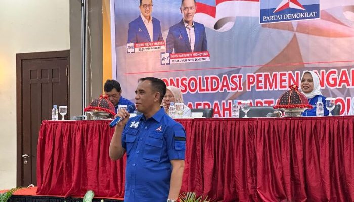 Anwar Hafid Harapkan Totalitas Kader Demokrat Berjuang di Pilgub Sulteng 2024