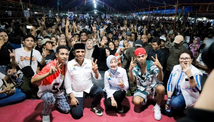 Anwar Hafid disambut Ribuan Pendukung di Malei, Poso