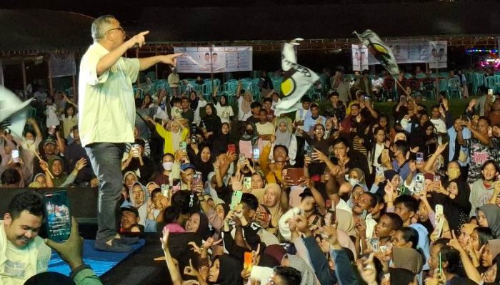 Sehari Tiga Kali Kampanye, Ahmad Ali Terus Disambut Atusias Warga Kota Palu