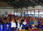 Meski diguyur Hujan, Ratusan Warga Wuasa Antusias Hadiri Kampanye Dialogis BERANI